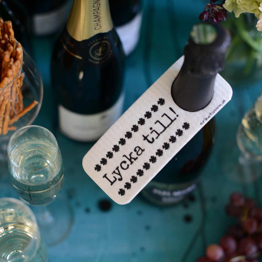 bottle hanger LYCKA TILL