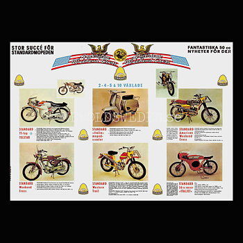 American WeeKend Cross 50cc - Vykort A5