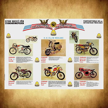 American WeeKend Cross 50cc - Vykort A5