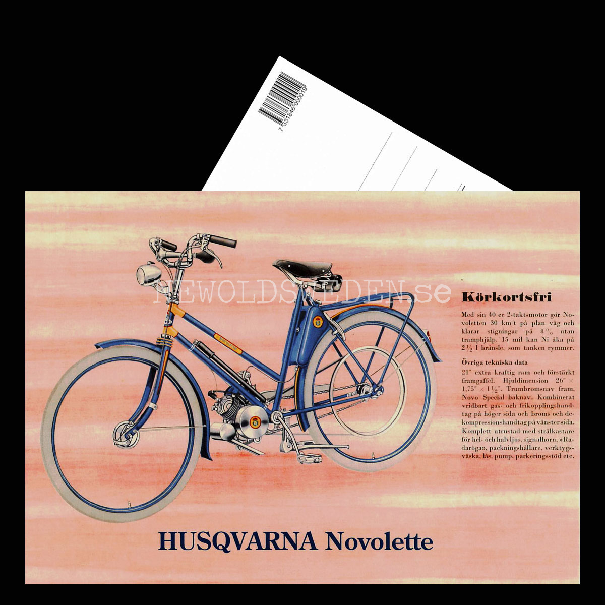 HUSQVARNA Novolette - Körkortsfri - Vykort A5 - 3