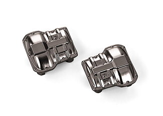 Traxxas  9738-blkcr DifferentIal Cover Front/Rear Black Chrome (2) TRX-4M