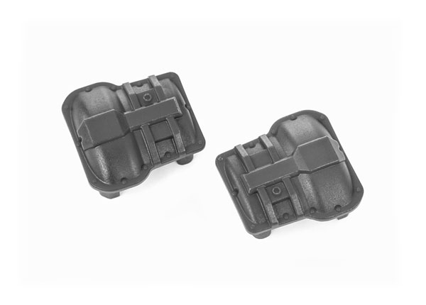 Traxxas 9738-GRAY DifferentIal Cover Front/Rear Gray (2) TRX-4M