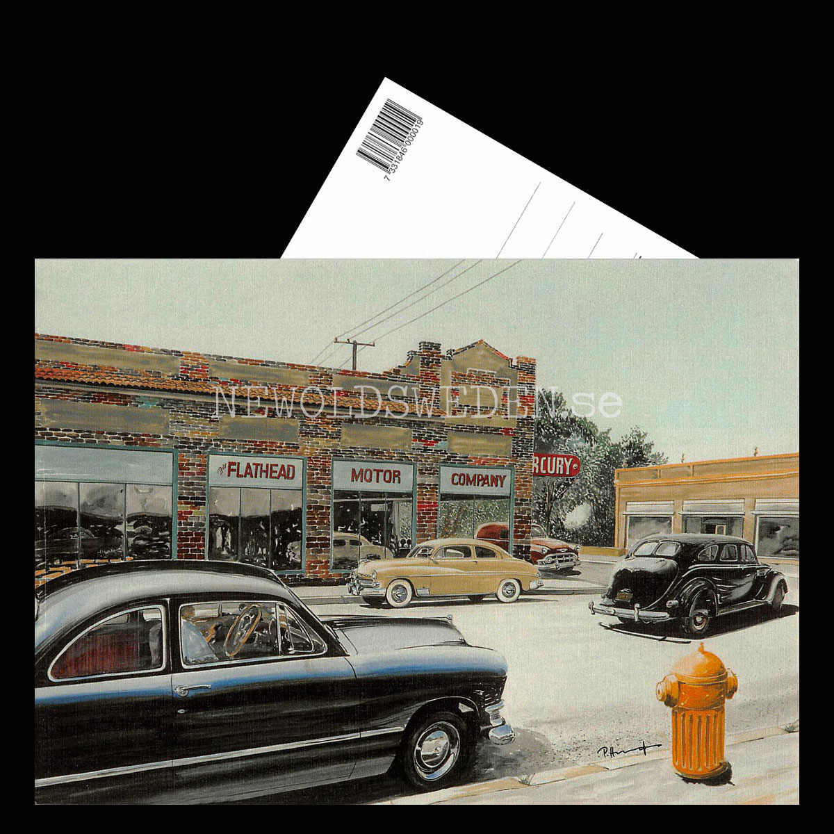 FLATHEAD MOTOR COMPANY - Vykort A5 - 3