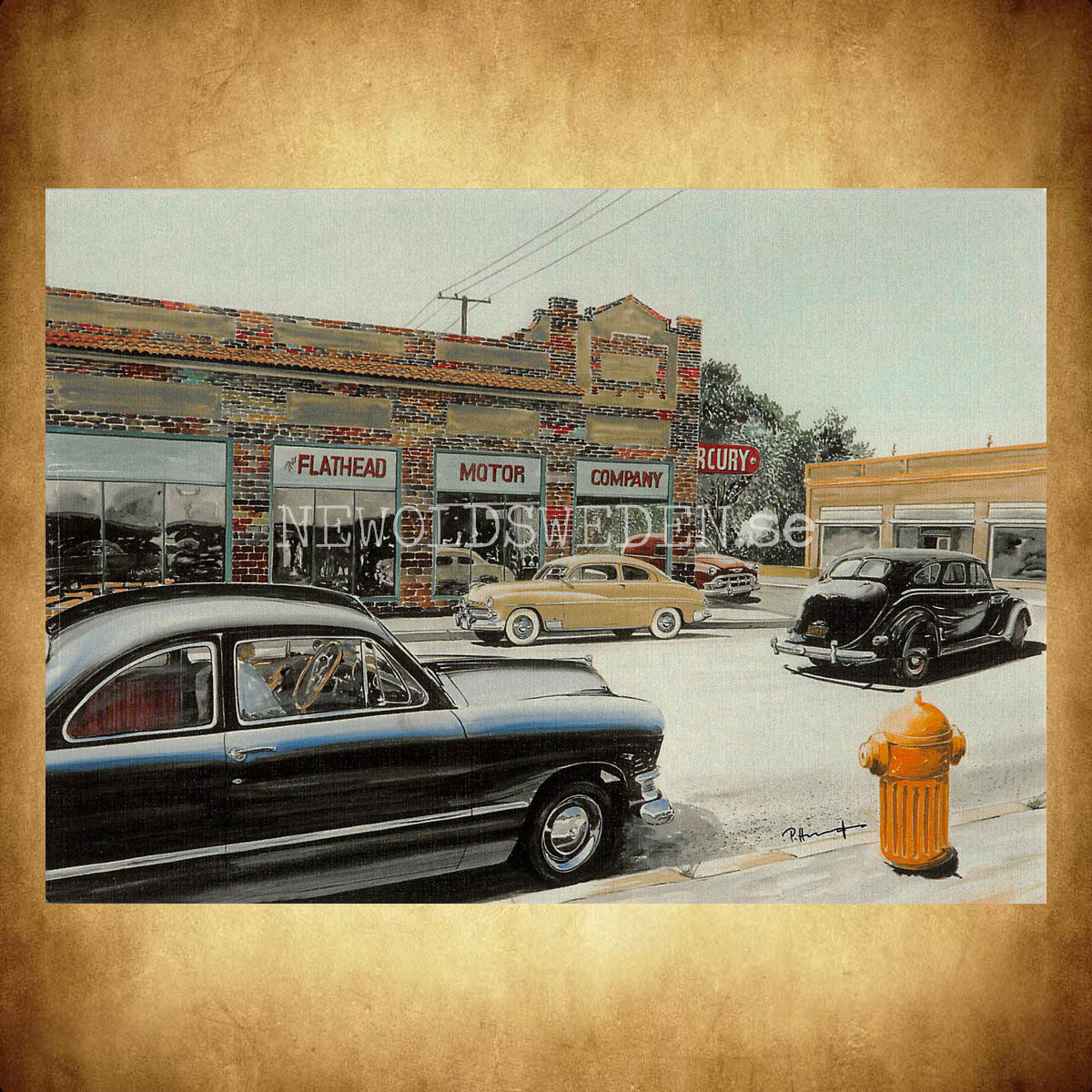 FLATHEAD MOTOR COMPANY - Vykort A5 - 2