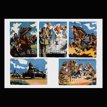 Svenska Armén II - Vykort A5