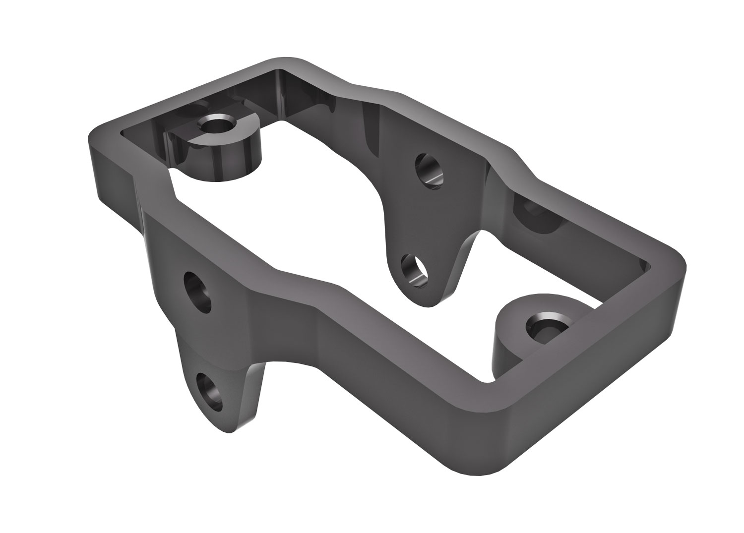 Traxxas 9739-GRAY Servo Mount Alu Gray TRX-4M