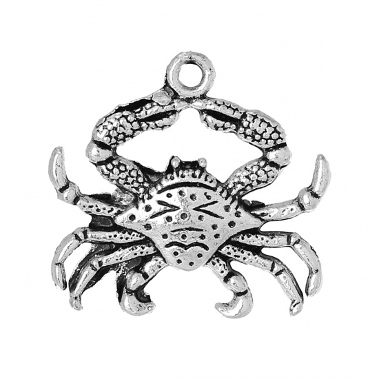 Charm   Crab silver