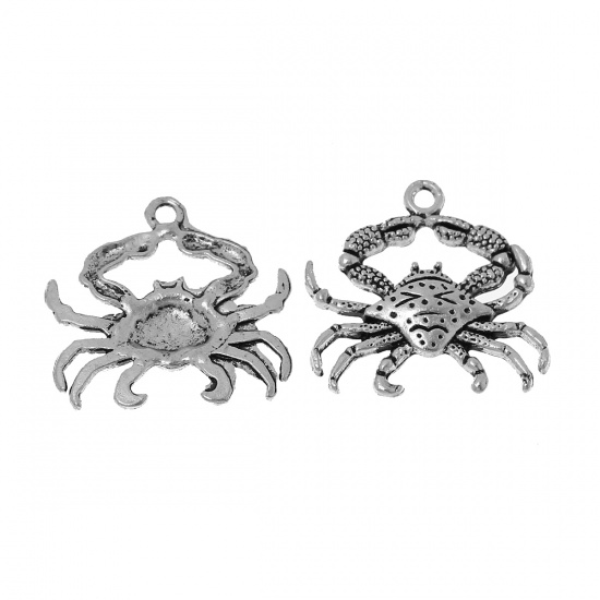 Charm   Crab silver - 2