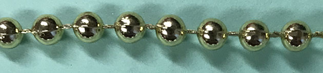 Pärlband Guld 3mm