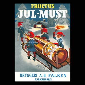 FRUCTUS Jul-Must FALKEN Falkenberg - Vykort A5