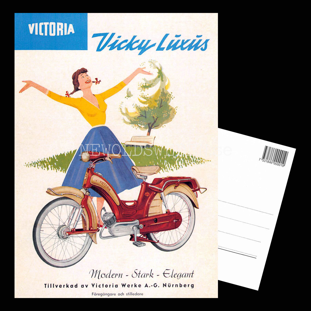 VICTORIA Vicky Luxus - Vykort A5 - 3