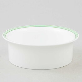 Pia Rönndahl (Primavera 1985) Four Cylinder Bowls with Green Border 13 cm