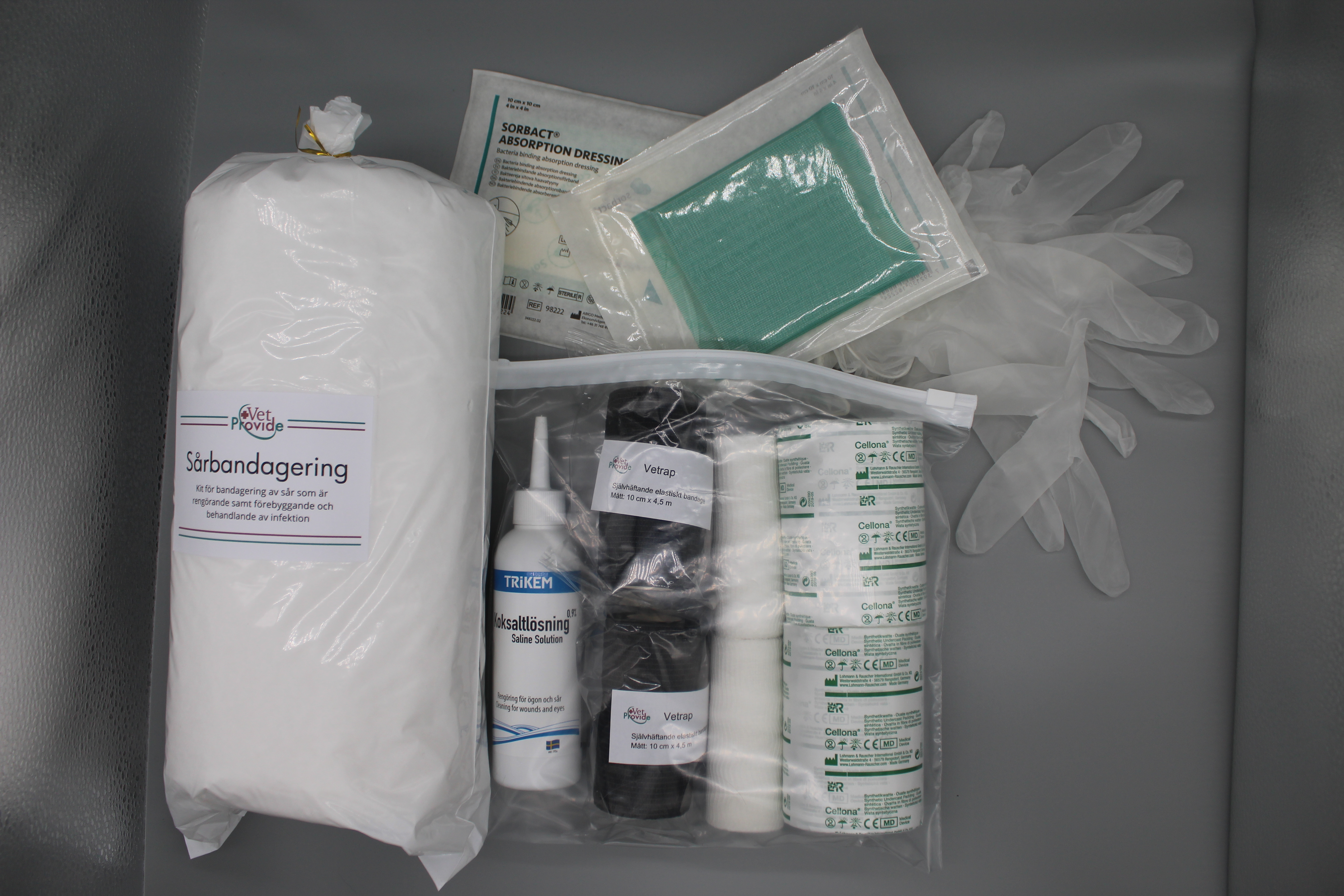 Vetprovide Wound Dressing Kit - 11 pieces