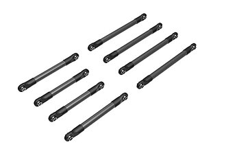 Traxxas 9749- GRAY Suspension Link Alu Set F&B Gray TRX-4M
