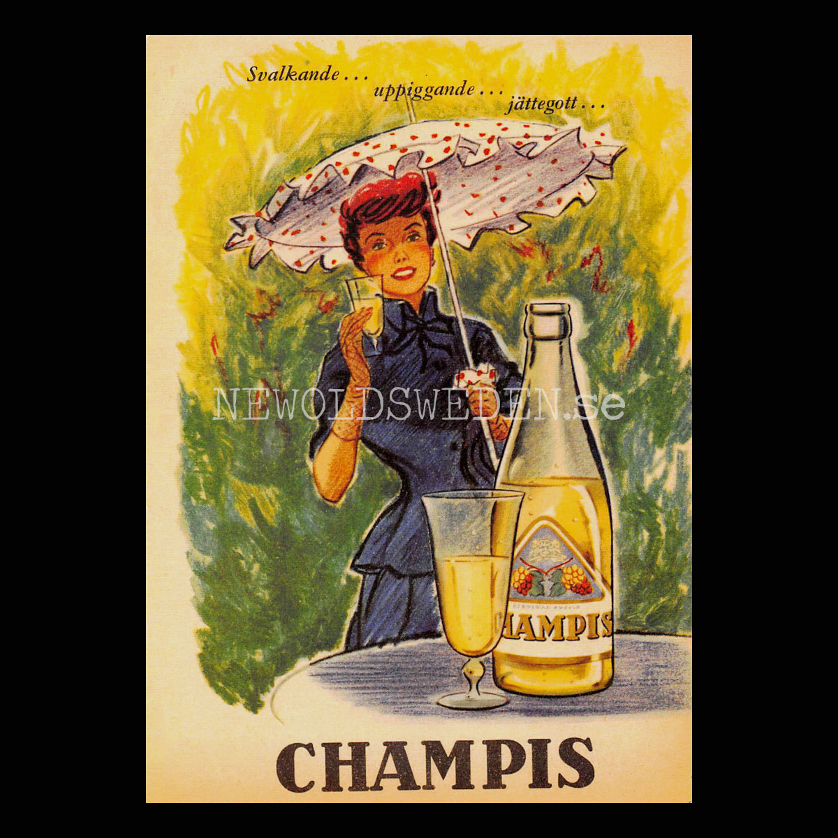 CHAMPIS - Vykort A5