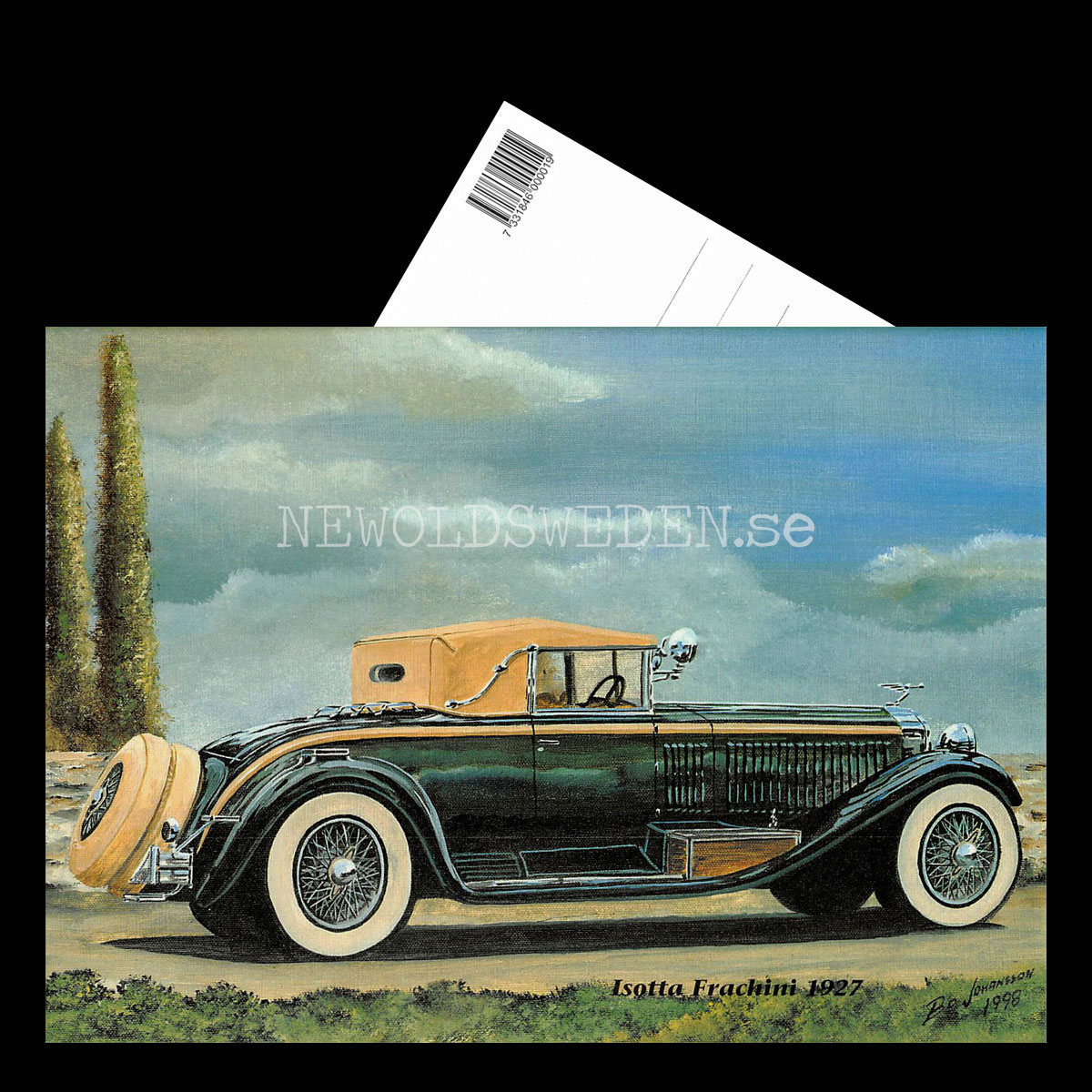 Isotta Frachini 1927  - Vykort A5 - 3