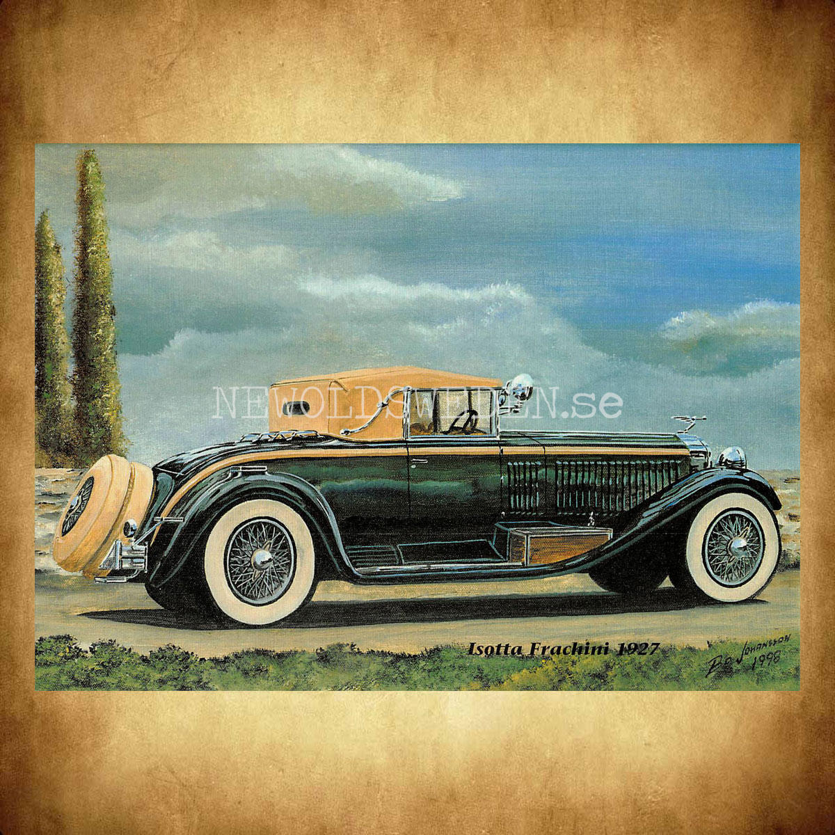 Isotta Frachini 1927  - Vykort A5 - 2