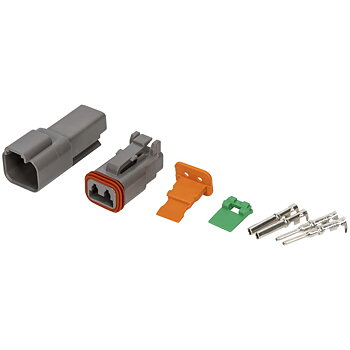 Deutsch DT 2-pin kontakt hona+hane