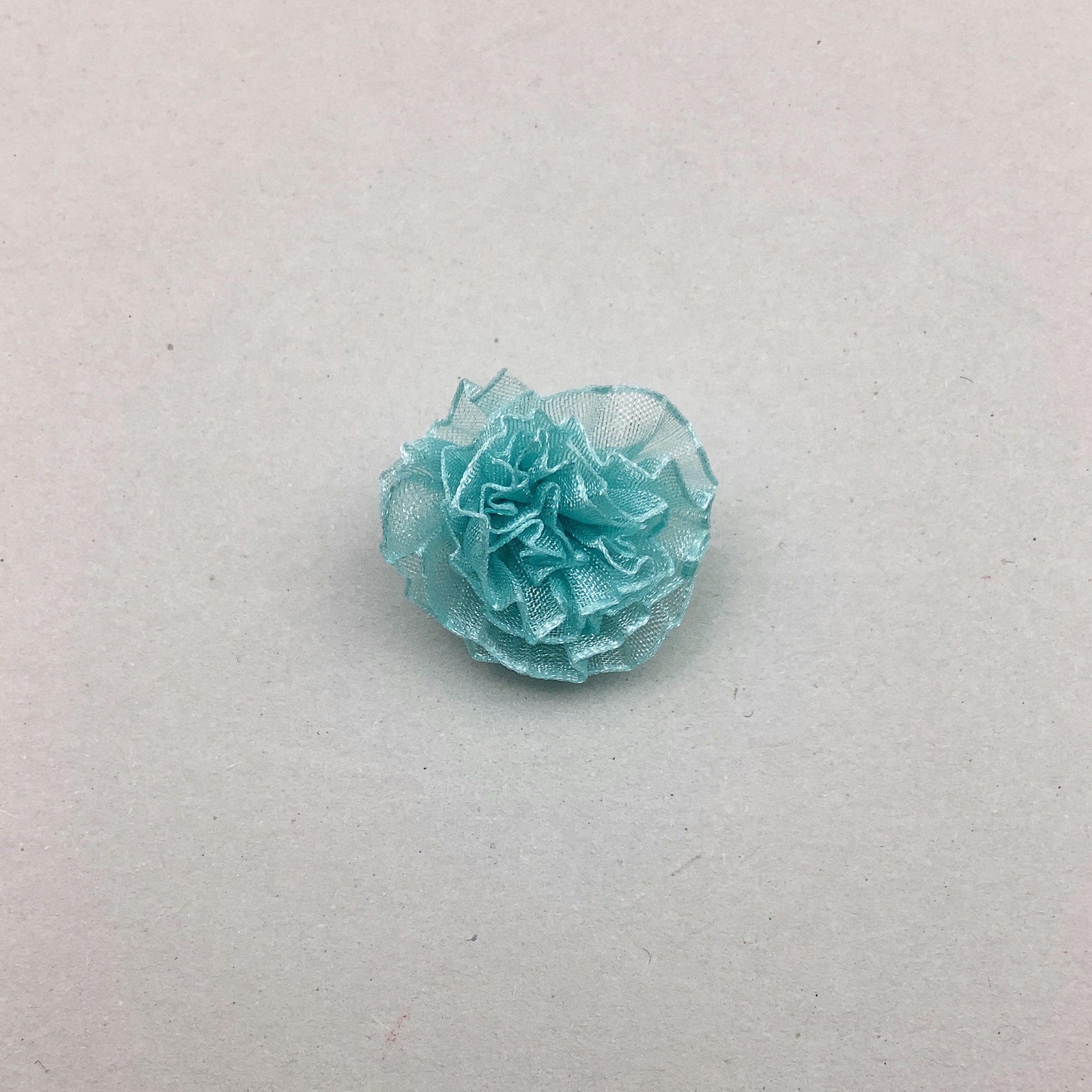 Decoration rose organza mint