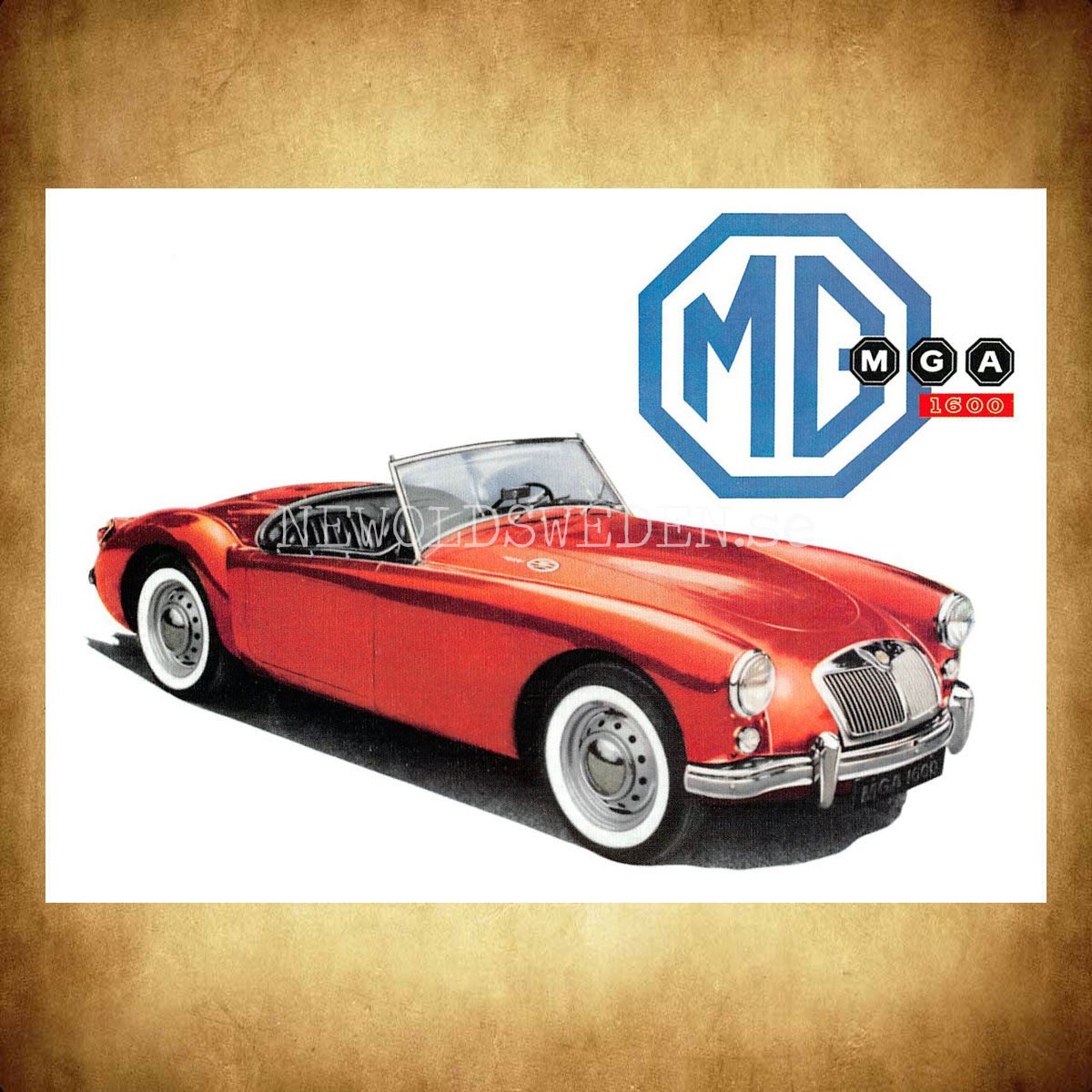MG A 1600 - Vykort A5 - 2