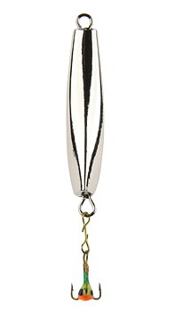 Ifish swan 55mm vertical spike in silver color