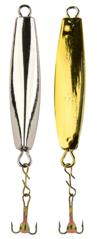 Ifish swan 55mm vertical spike in silver/gold color