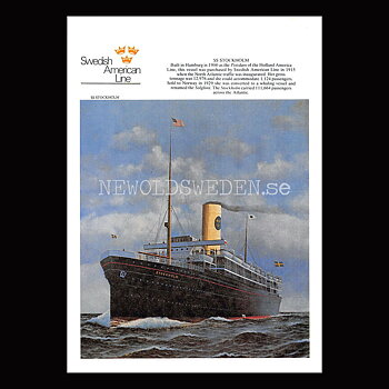 S/S Stockholm 1900-1948 - Vykort A5