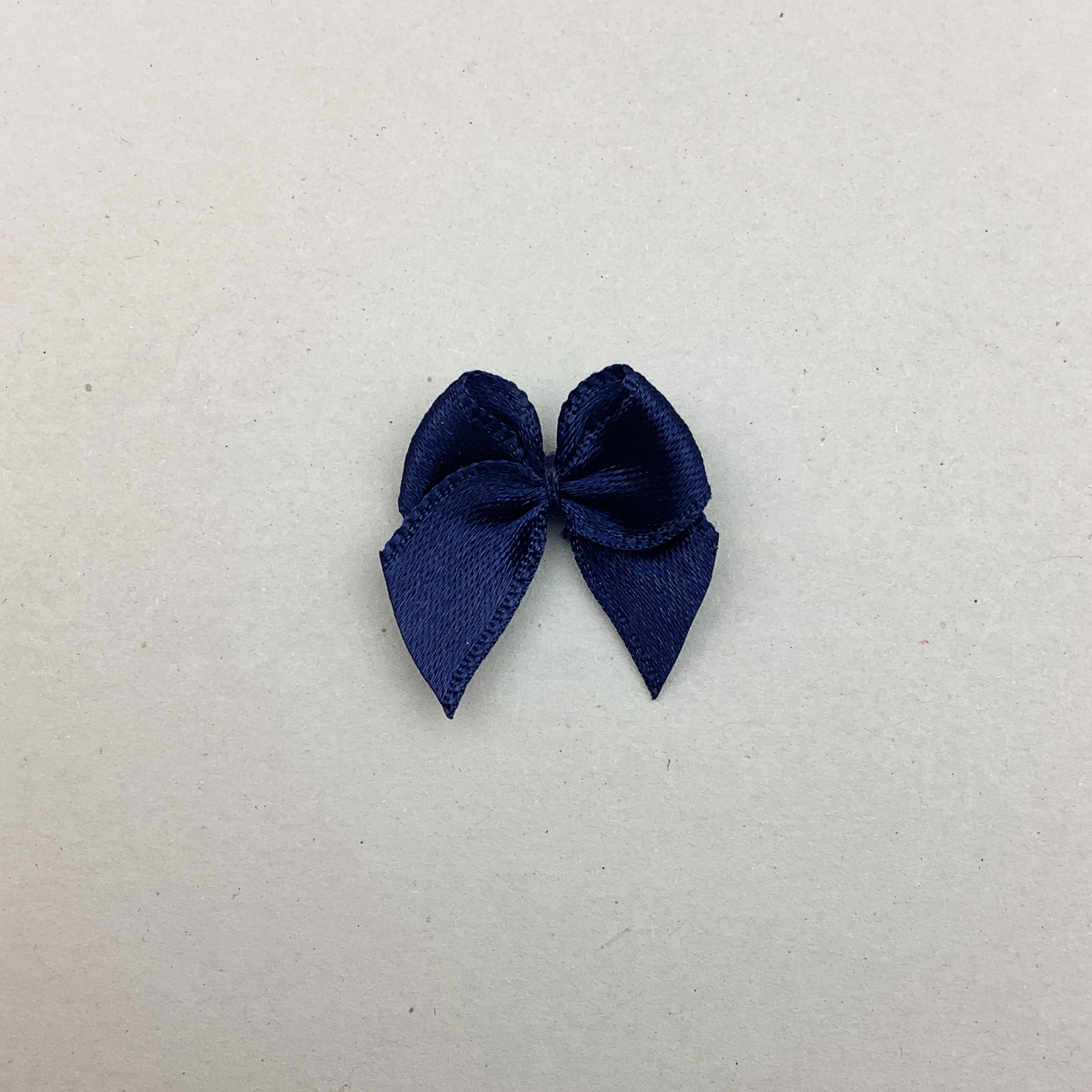 Decoration bow satin navy
