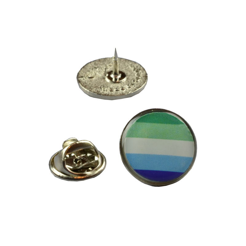 Pins with Gay man flagge - 3