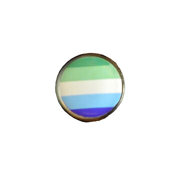 Pins with Gay man flagge