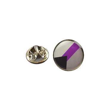 Pins with Demisexuelle flagge