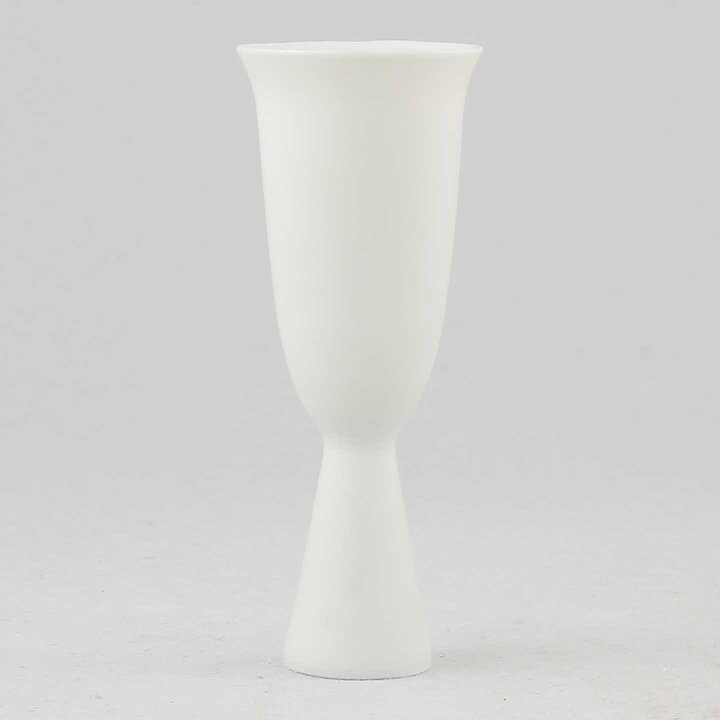 グナー・ニールンド 一点もの！！ミニチュアのホワイトのベース Vase (9cm)  1950年代
