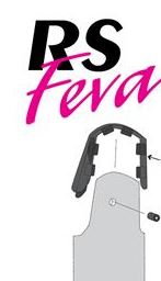 RS Feva - Replacement Wide Rudder Blade Head