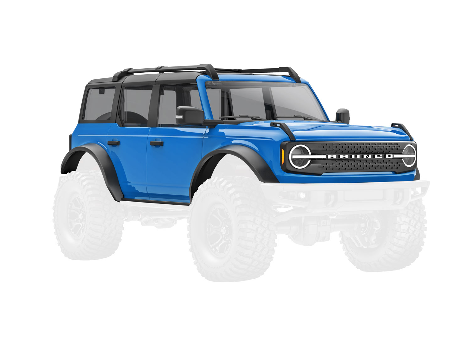 Traxxas 9711-Blue Body TRX-4M Ford Bronco Blue Complete