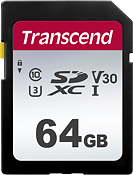 TRANSCEND SDXC/SDHC 300S Silver 64 GB