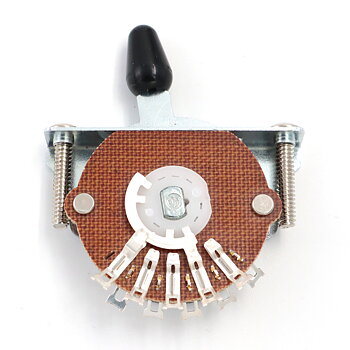  4-Way Blade Switch for Tele Custom Wiring (Black Tip)