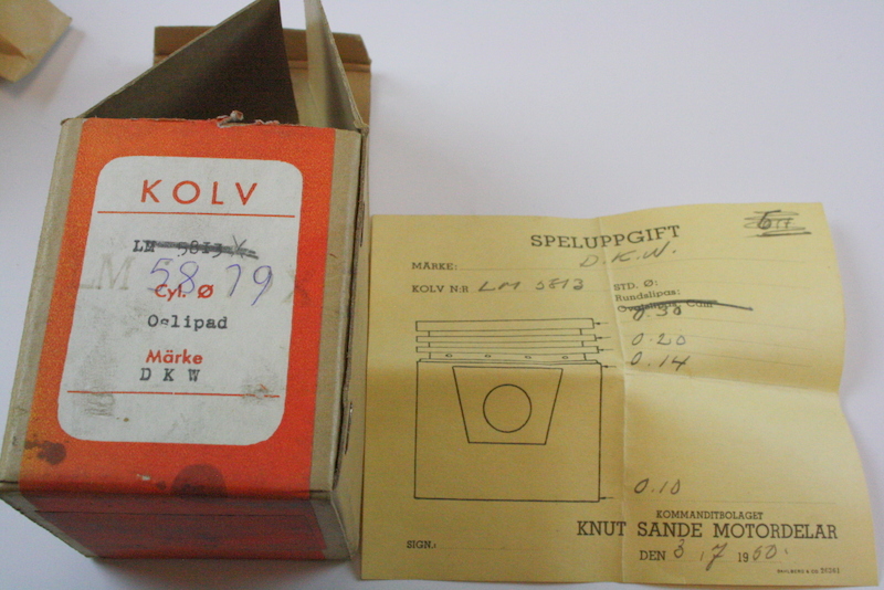 Kolben NOS DKW SB 200 1933-38 Ungedreht - 2
