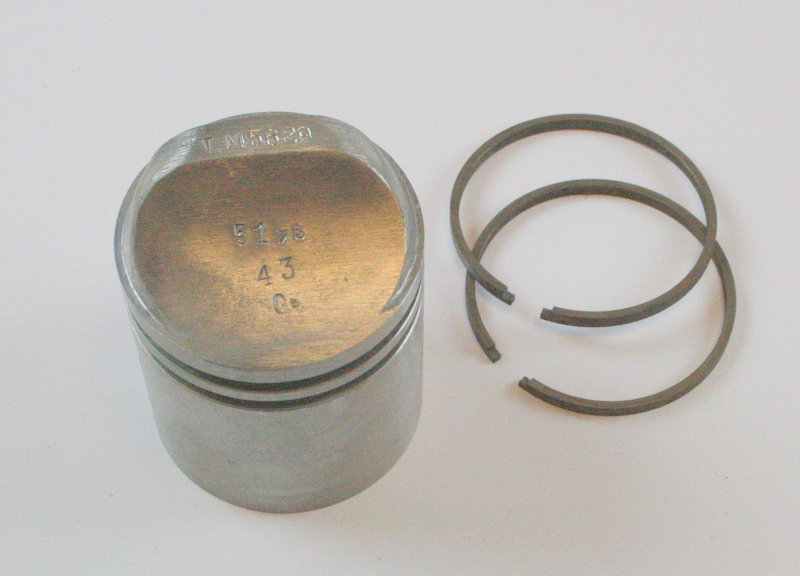 Stempel LM 5629 NOS 51,75 mm HVA/ILO 98 cc 1936-40, stempelringe medfølger, ingen stempeltap - 2