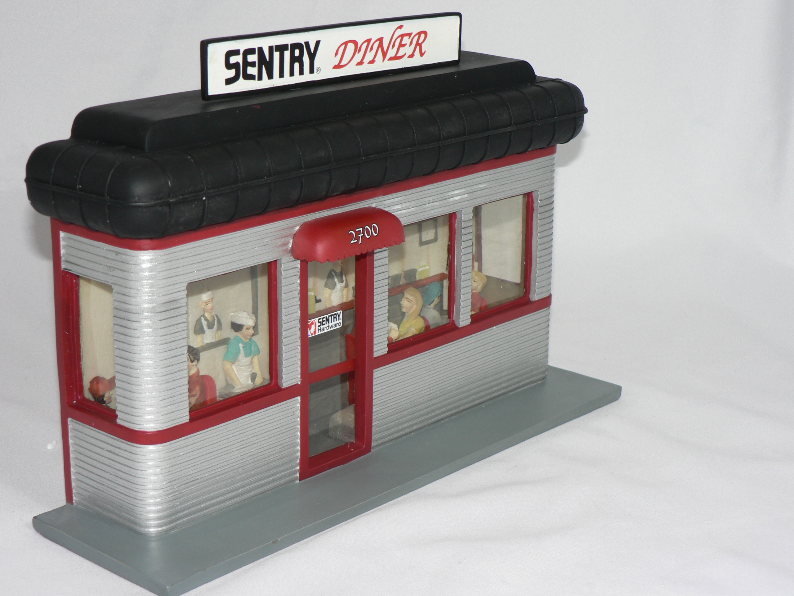 1950s Diner Diorama  1:24   Ertl/Crown Premiums  ( Bil ingår ej ) - 2