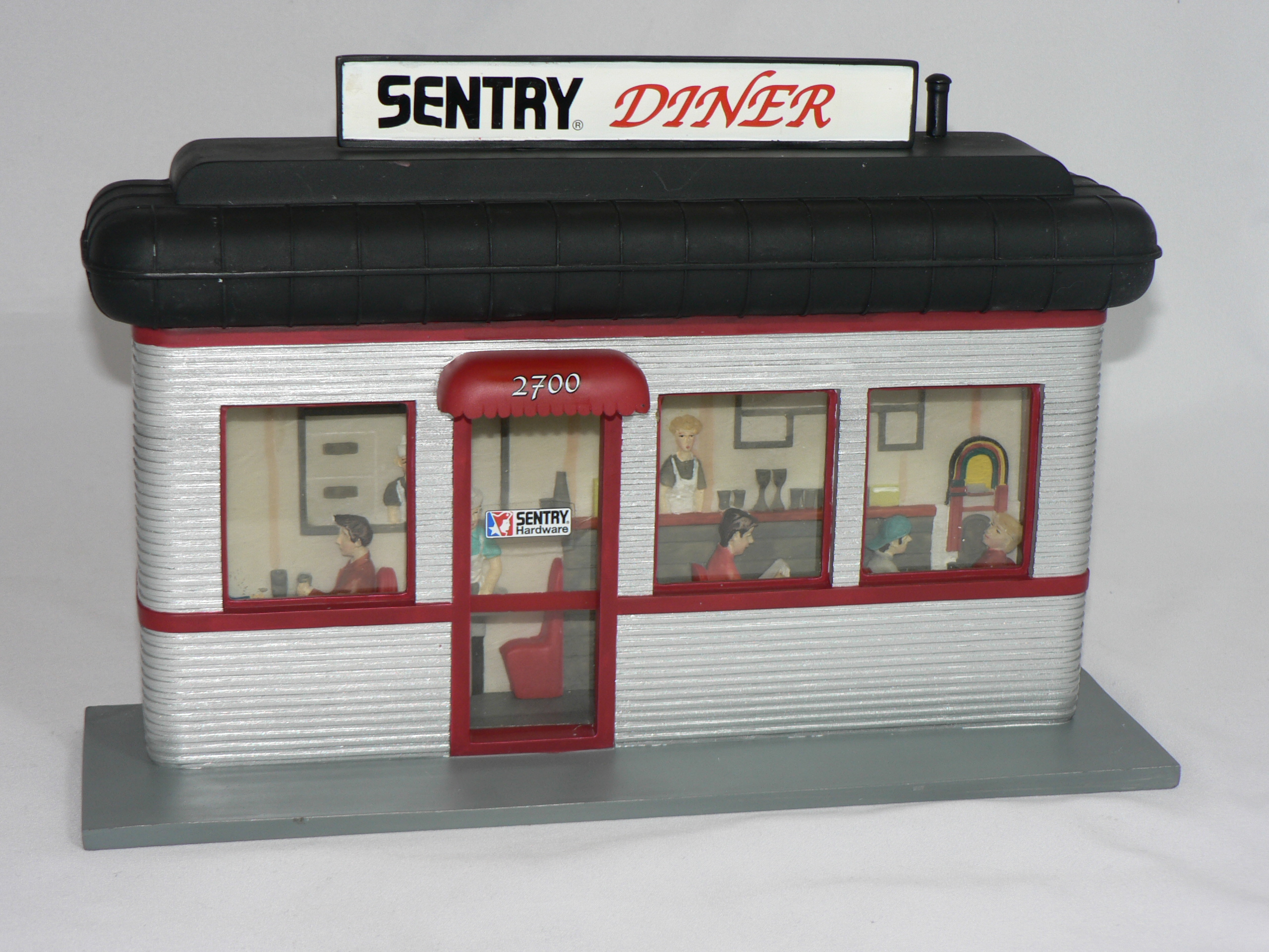 1950s Diner Diorama  1:24   Ertl/Crown Premiums  ( Bil ingår ej )