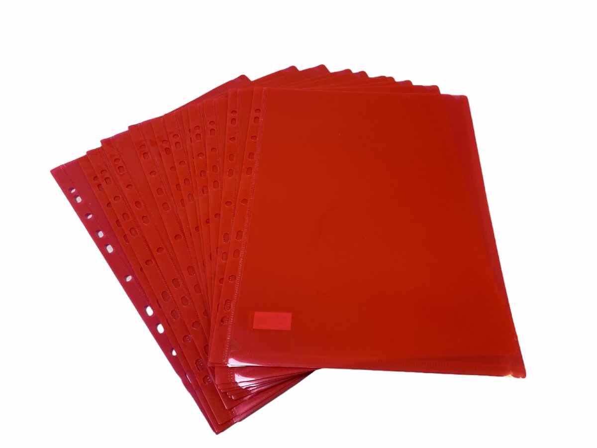 A4 Plastic Pocket - Hole 10-pack - 2
