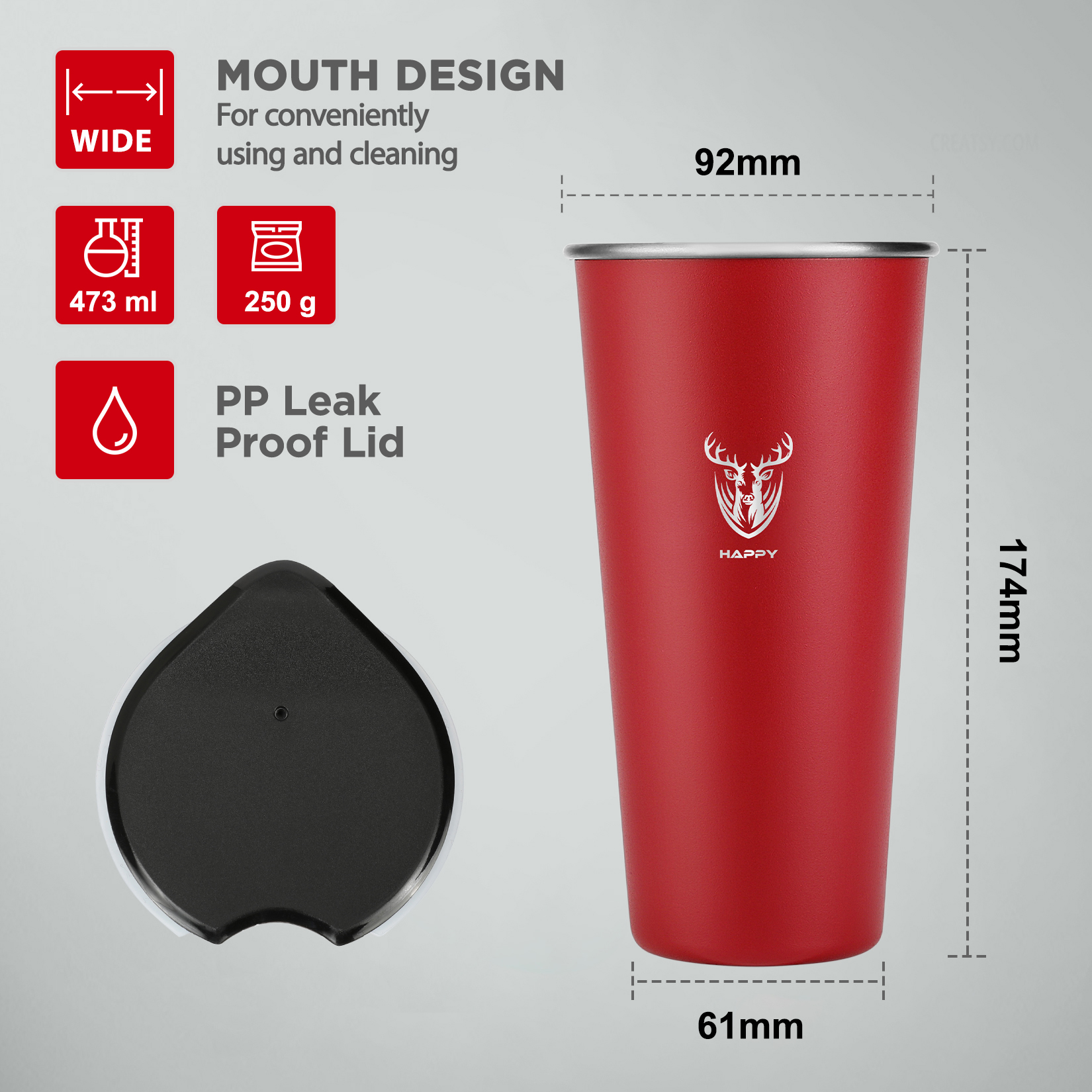 SwissTech Termomugg 454ml ST073001 - 4