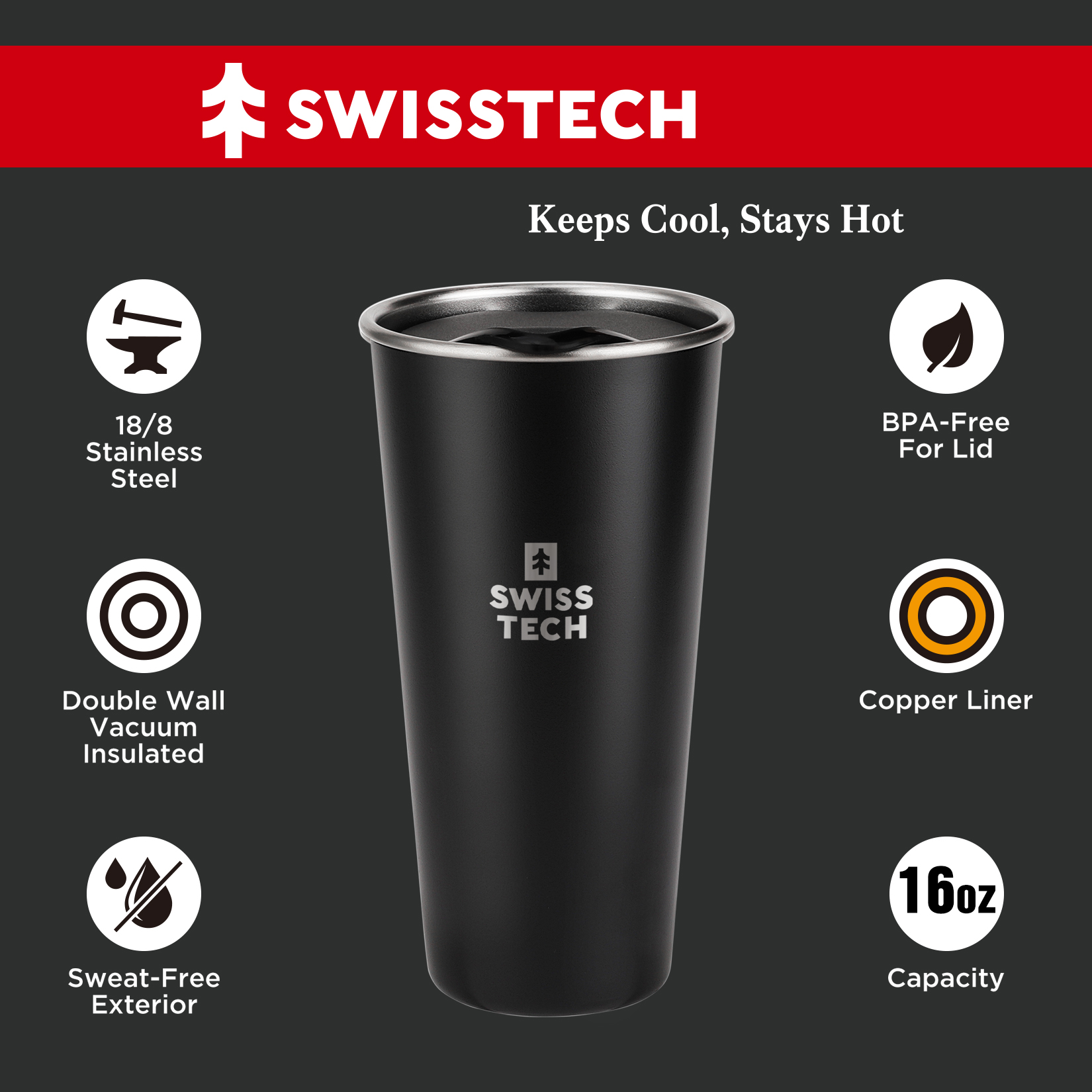 SwissTech Termomugg 454ml ST073003 - 9