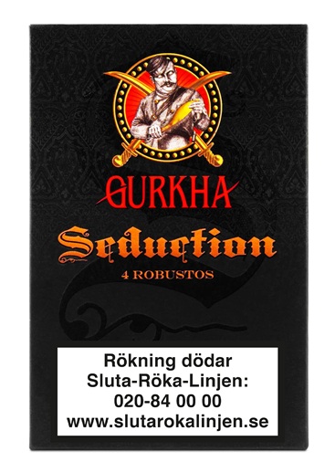 Gurkha Seduction Presentask - 4 cigarrer