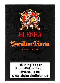 Gurkha Seduction Presentask - 4 cigarrer