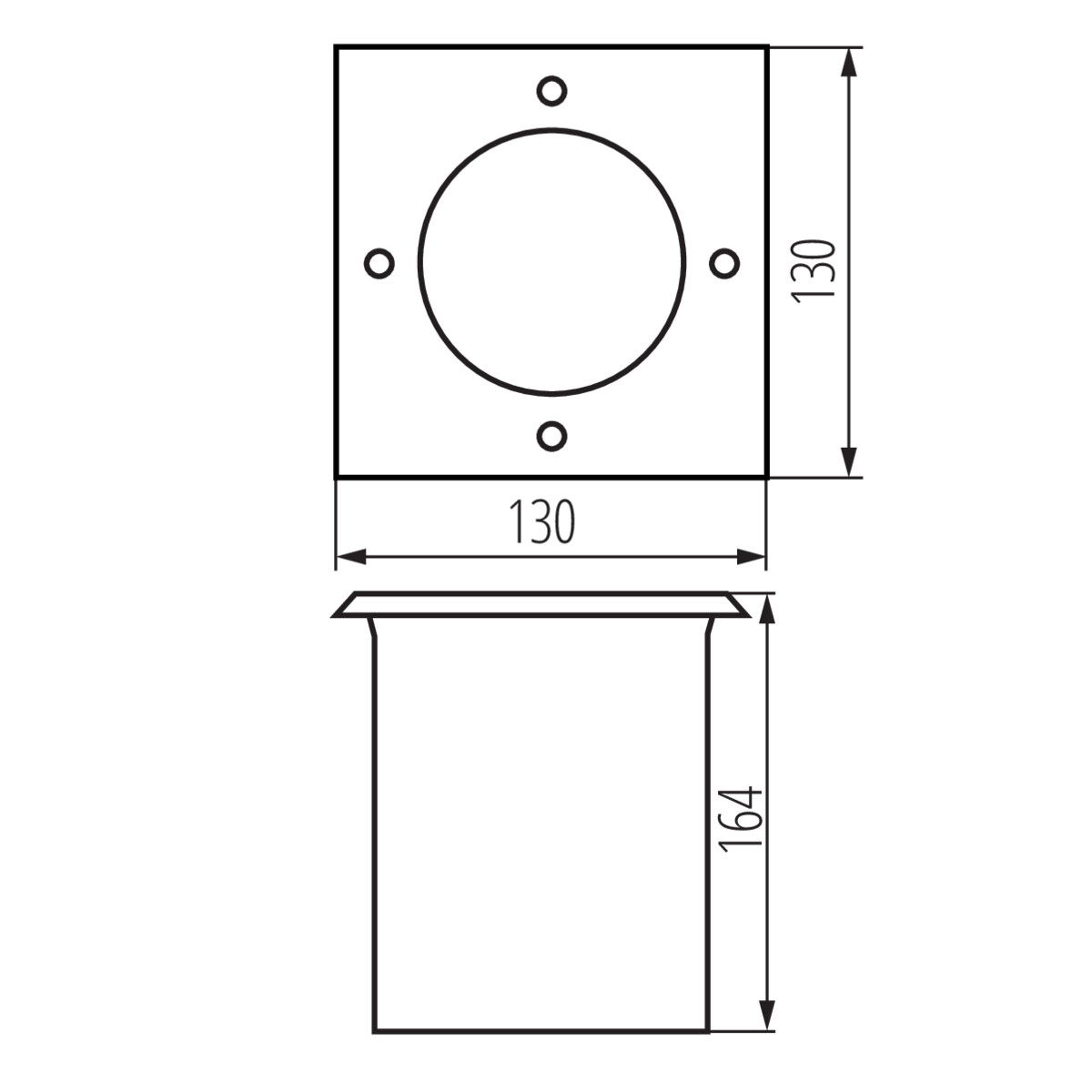 KANLUX BERG AD-7L Markarmatur, vinklingsbar - 6