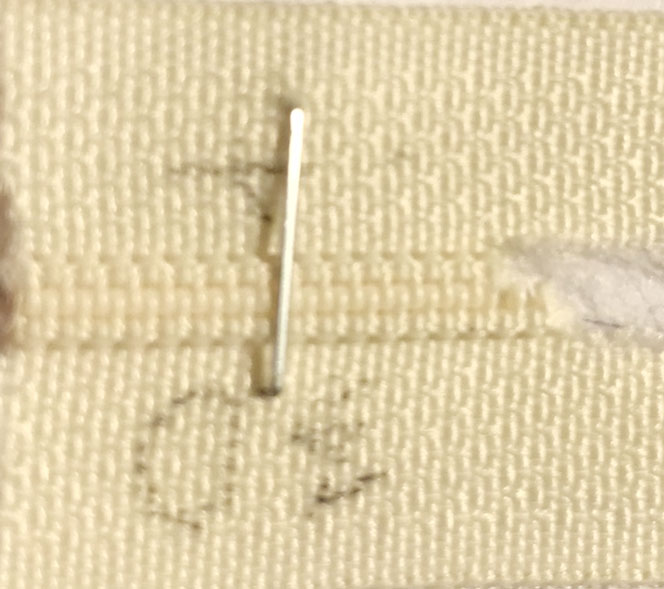 Dragkedja metervara 4mm - 36