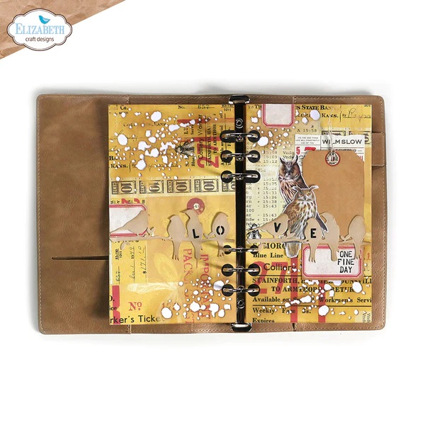 Elizabeth - Planner Essentials 38 - Birds on Splatter Page - 2
