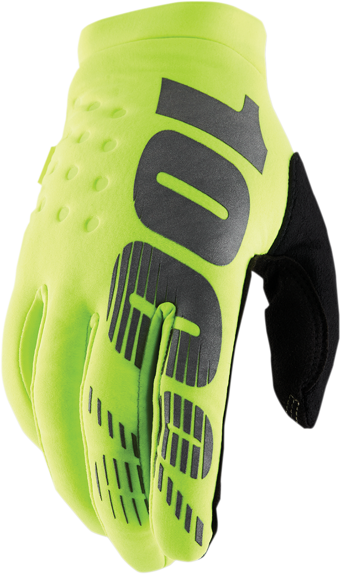 100% Brisker Handskar Barn Fluo Gul