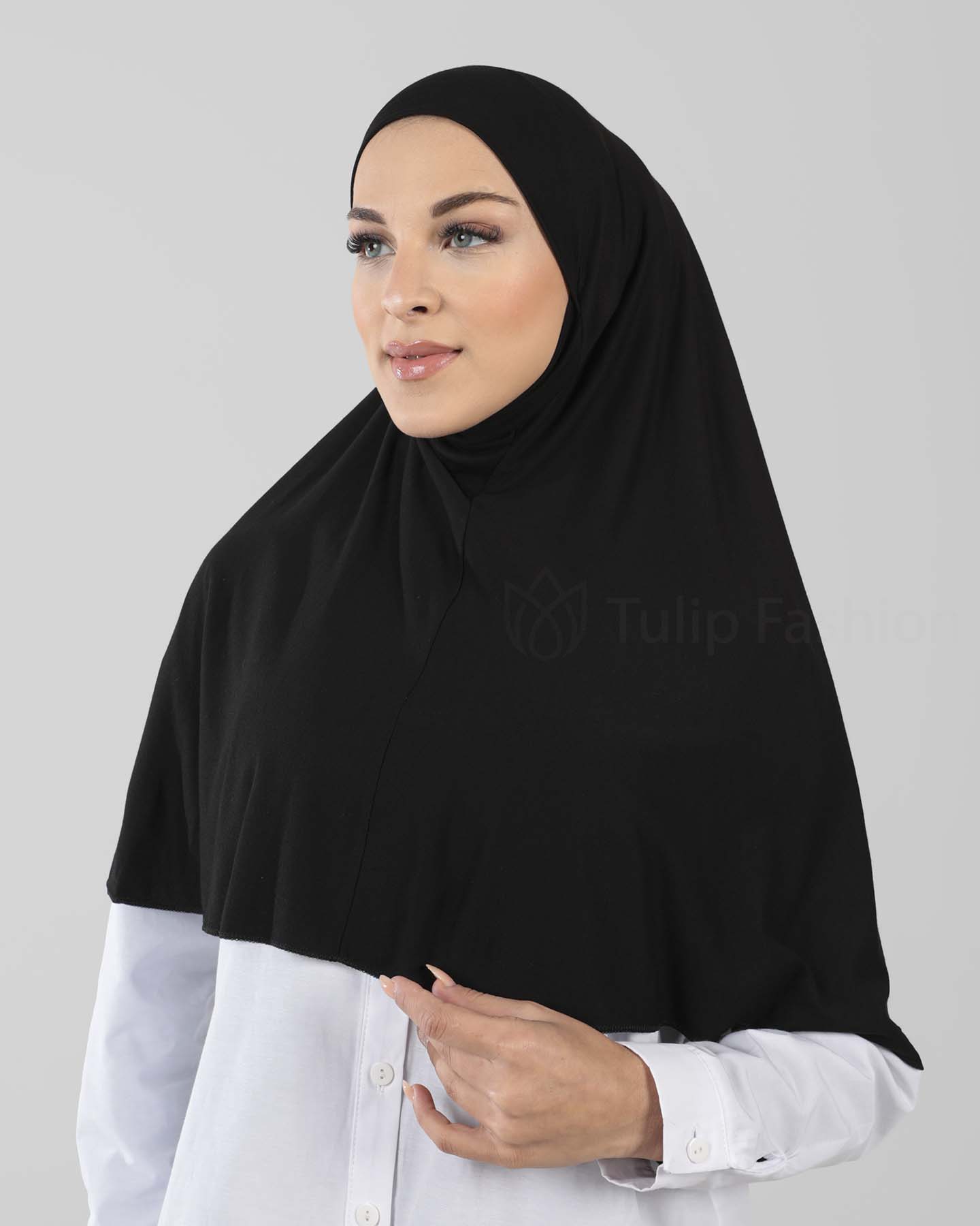 Hijab - Al Amira X-Large - One Piece - Black